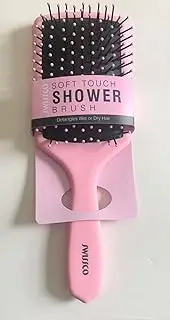Swissco Soft Touch Paddle Shower Hair Brush (Light Purple) (Pink)
