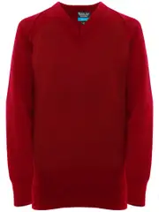Red Wool Pullover