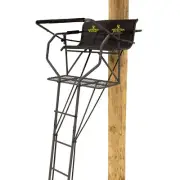 Rivers Edge Relax 2-Man LS Ladder Stand, 16’10” Height, Lockdown Strap System