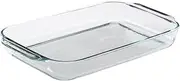 [Pyrex] Bakeware 4.8 Quart Oblong Baking Dish, Clear
