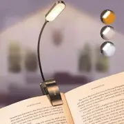Gritin 16 LED Rechargeable Book Light for Reading in Bed- Eye Caring 3 Color Tem
