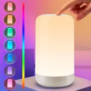 RGB Mood Lighting Mood Lamp & 10 Dimmable Touch Lamp,1200mAh Cordless Lamp LED