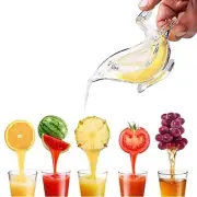 Au Plastic Manual Juicer Transparent Lemon Clip Juice Bird Lemon Wedge Squeezer