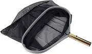 Leaf Net Rake, Heavy Duty Pool Leaf Net, Fine Mesh Pool Net Skimmer, Portable for Swimming Pool Cleaning Tool Fish Pond Swimming Accessory
