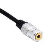Stereo 3.5mm Female to 2RCA Male Connectors Cable Cord Gold Plated