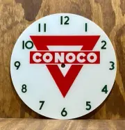 14-3/8" Conoco Round Replacement Clock Face for Pam Style Clock