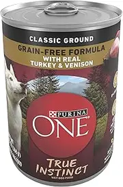 (Real Turkey & Venison, Classic Ground) - Purina SmartBlend Classic Ground Wet Dog Food - (12) 380ml Cans