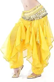 [BellyLady] Belly Dance Harem Trousers Tribal Baggy Arabic Halloween Trousers