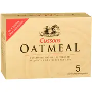 Cussons Oatmeal Body Hand Bar Soap 5 Bars Pack