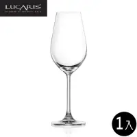 在飛比找momo購物網優惠-【LUCARIS】無鉛水晶白酒杯 365ml 1入 Desi