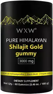 Shilajit Gummies: Pure Shilajit Himalayan Rich in Ashwagandha Gaulshura Fulvic A