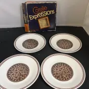 NOS Corelle By Corning Retired Batik Bread, Salad, Dessert plates (4)