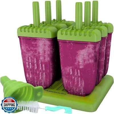 Mamasicles Popsicles Molds with Sticks for Summer Fun 6 Individual Pieces BPA