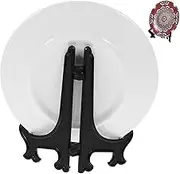 WOONEKY Mandala Flower Ceramic Wall Plate Unique Food Serving Tray for Home Kitchen Decor Decorative Dish for Desserts Pasta and Appetizers Easy to Clean and Stylish