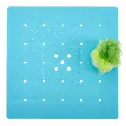 Shower Mat for Textured Surface：Silicone Non Slip Shower Mat Without Suction ...