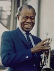 Legendary Jazz Trumpet Player Louis Armstrong Classic Picture Photo 6"x8"
