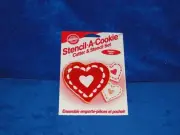 New Wilton Heart Stencil-A-Cookie Cutter & Stencil set, 2308-1401