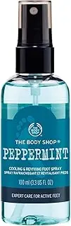The Body Shop Peppermint Cooling & Reviving Foot Spray – For Tired, Achy Feet – Vegan – 3.3 oz