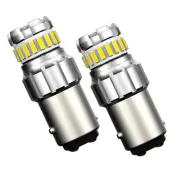 BAY15D 1157 7507 LED White Reverse Backup Turn Signal Parking Light Bulbs EOU (for: Honda Civic)