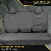 Ford Next-Gen Everest UB Wildtrak XP7 Heavy-Duty Canvas 3rd Row Seat Covers (Made To Order)