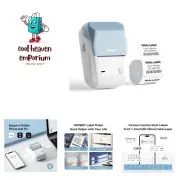 Label Maker Machine with Tape, 2 Inch Portable Sticker Printer for Home Schoo...