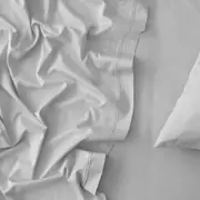 MyHouse Riley Bamboo Cotton Fitted Sheet Bamboo/Cotton - Mink - Double
