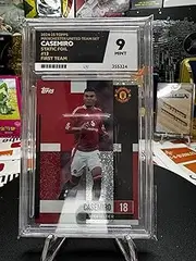 Collect-a-Bubbles | 2024-25 Topps Manchester United Team Set | 2025 - Casemiro - 13 - Static Foil - First Team | Ace Graded 9 | Certificate Number 355324