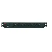 Maruson PDU-R1508 Basic 8 Port Circuit Breaker with Prompt Overload Protectio...