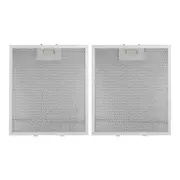 2Pcs Metal Cooker Hood Filter 320x260mm Easy Install Remove Aluminum Grease Filter Universal Mesh Extractor Filter for Baumatic CBCB9201 AL260319