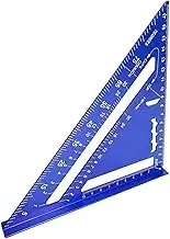Triangle Ruler Metal | Metric Measuring Tool - Aluminum Alloy Precision Measuring Protractor for Geometric Woodworking Construction Architectural Carpentry