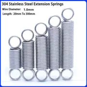 Stainless Steel Closed Loop Tension Spring Extension Springs Wire Dia 1.0mm
