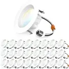 24Pack 4 Inch LED Can Lights Retrofit Recessed Lighting Selectable 2700K 3000K 3