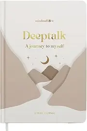 3-Year Journal for Women "Deeptalk Sahara" - One Line a Day Diary for Reflection & Mindfulness - DIN A5 notebook journal