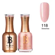 Billionaire Gel Polish UV LED & Nail Lacquer Duo 118 Sweeties 15ml