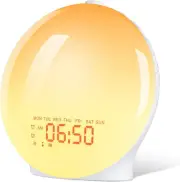 Sunrise Alarm Clock for Kids & Heavy Sleepers with Dual Alarms, FM Radio