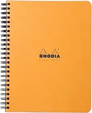 Rhodia Wirebound A5 Dot Grid Notebook, Orange