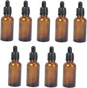 Ipetboom Refillable Amber Bottles with Droppers for DIY Essential Oils Perfume Aromatherapy Blends Travel Everyday Use Reusable Easy to Clean