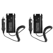 2X Car Charger Battery Eliminator Adapter Baofeng UV-82 UV-8D Walkie talkie BL-8