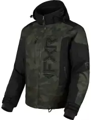 FXR Helium 2 in 1 Mens Snow Jacket Army Camo