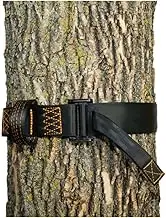 Muddy Outdoors Safety Harness Stitched Nylon Tree Strap with Steel Buckle for Tree Climbing & Hunting