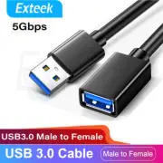 0.3M-3M USB 3.0 Extension Cable Male to Female 5Gbps Data Cord for PC PS3 Laptop