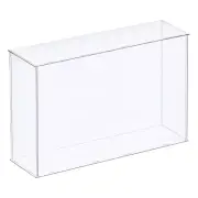 Acrylic Display Case Plastic Box Cube Storage Box Transparent 41x11x25.5cm