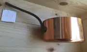 BAUMALU COPPER SAUCE PAN 7 1/4” POT MADE IN FRANCE WEIGHT 3lb 8oz