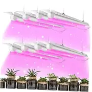 (8-Pack) Full Spectrum LED Grow Light, 2FT T8 Grow Light Fixture, 2FT-24W