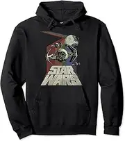 [STAR WARS] TIE Fighter Distressed Rainbow Pullover Hoodie