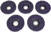 5Pcs Abrasive Wheel Grinder Strip Disc 125 mm Strip Disc Wheel Paint Rust Removal Clean for Angle Grinder Removal