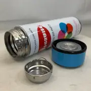SiriusXM The 80s Cruise Spray Paint Can Metal Water Bottle with Tea Strainer