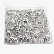 0.47inch Small Key Rings Bulk - 200 Pcs Split Rings for Keychains, Diy 12mm