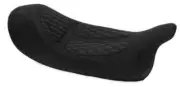 Mustang Dave Perewitz Signature Blk Dmd Stitch Solo Seat Tri Glide 2009-2021