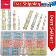 200pcs Solder Seal Wire Connectors - Waterproof Heat Shrink Butt Splices Kit